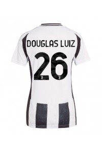 Juventus Douglas Luiz #26 Fotballdrakt Hjemme Klær Dame 2024-25 Korte ermer